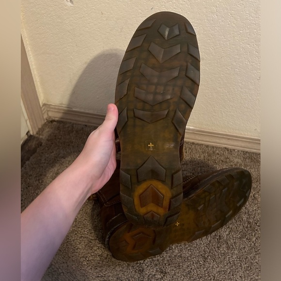 Dr. Martens Men’s Jasper Ankle Boots Leather Dark Brown Size 13 Outdoor Comfort - Picture 2 of 11